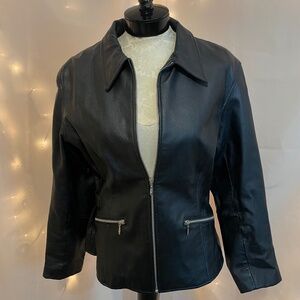 Classic Black Leather Jacket – Timeless & Versatile